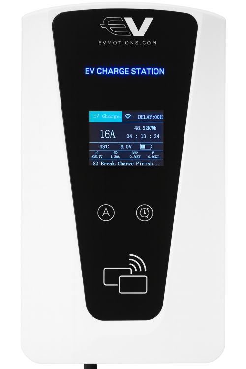 1-EVMOTIONS Delta Smart Wallbox Type2 7.4kw Wi-Fi Ładowarka EV