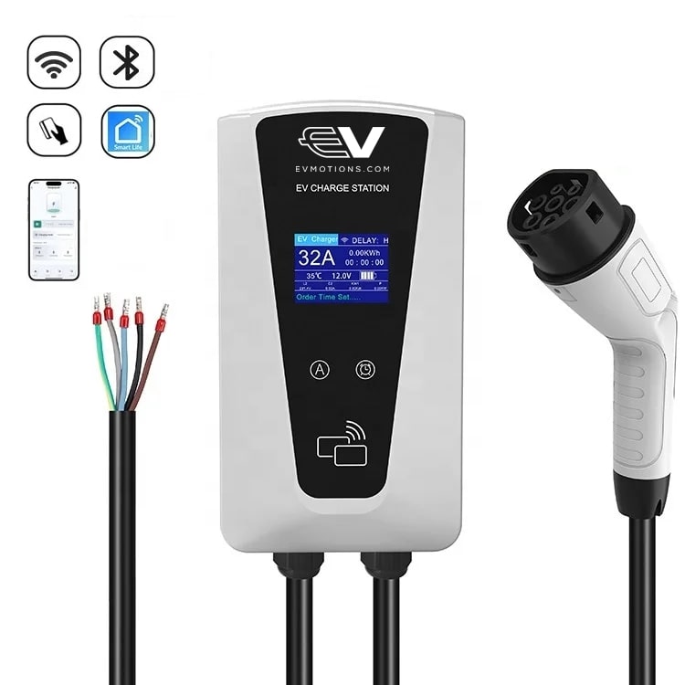 4-EVMOTIONS Delta Smart Wallbox Type2 7.4kw Wi-Fi Ładowarka EV