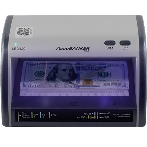 1-AccuBANKER LED420 tester banknotów