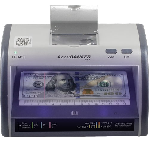 1-AccuBANKER LED430 tester banknotów